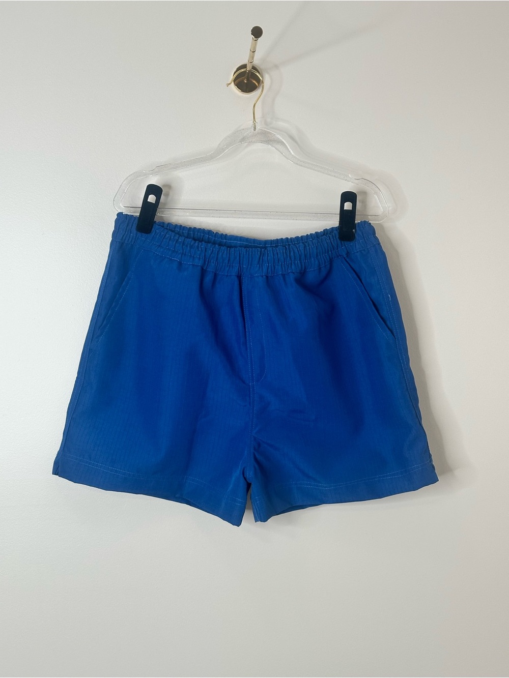 MNML Blue Ripstop Summer Shorts - Picture 3 of 8